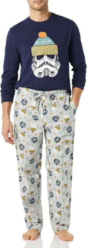 Amazon Essentials Disney | Marvel | Star Wars Men's Flannel Pajama