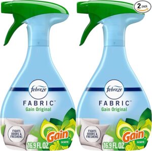 Febreze Odor-Fighting Fabric Refresher with Gain, Original, 16.9 fl oz,