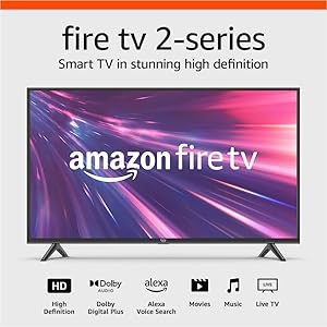 FAmazon ire TV 40" 2-Series (newest model), HD smart TV with