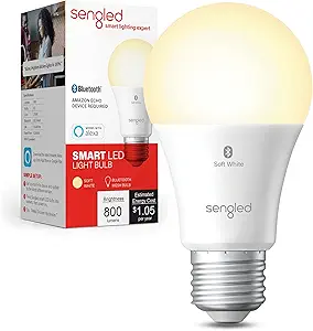 Sengled Alexa Light Bulb, S1 Auto Pairing with Alexa Devices, Warm Sma
