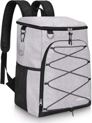 SEEHONOR Insulated Cooler Backpack Leakproof Soft Cooler Bag Lightweight