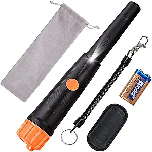 SUNPOW Metal Detector Pinpointer for Adults & Kids, IP68 Waterproof Handheld Pin Pointer Wand