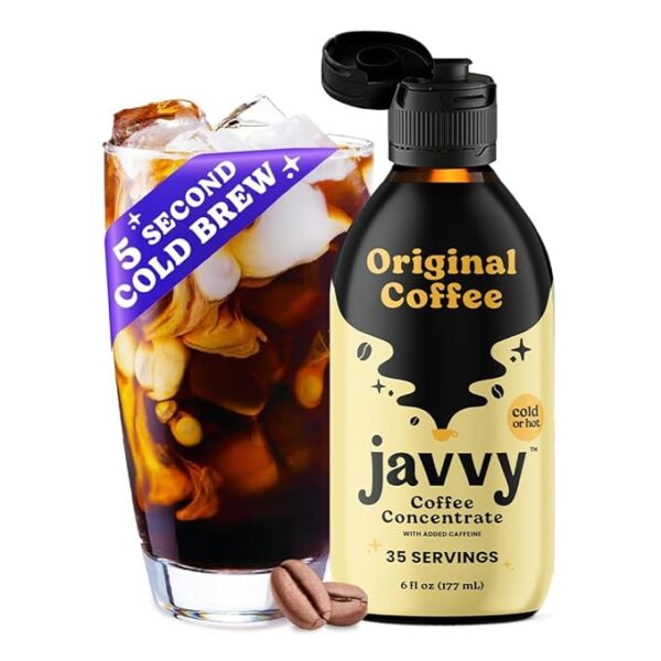Javvy Coffee Concentrate - Cold Brew Coffee, Perfect for Hot or Iced Instant