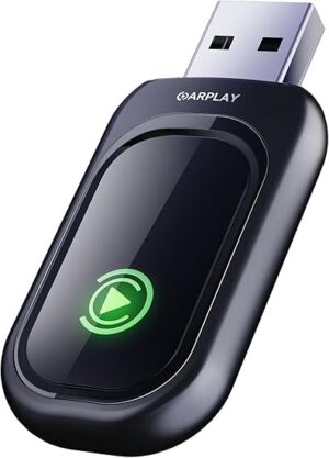 Wireless CarPlay Adapter for Apple iPhone, Convert Wired to Wireless