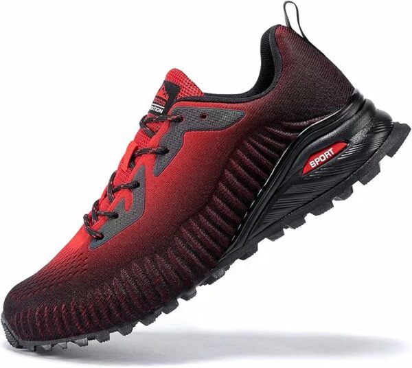 Kricely Men's Trail Running Shoes Fashion Walking Hiking Sneakers for