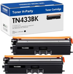 TN433BK TN433 Black Toner Cartridge MFC-L8900CDW Compatible
