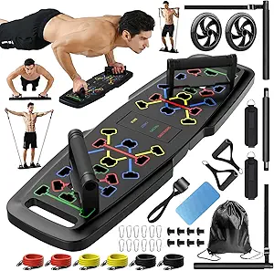 Push Up Board,Home Gym,Portable Exercise Equipment,Pilates Bar and