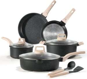 CAROTE 14Pcs Pots and Pans Set Non Stick