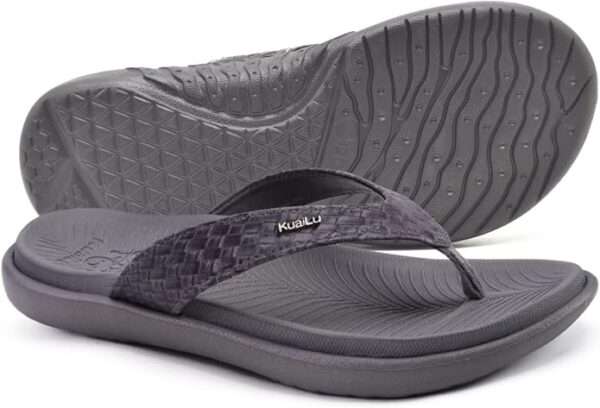 KuaiLu Womens Flip Flops Ladies Yoga Mat Comfortable Walking Thong Sandals