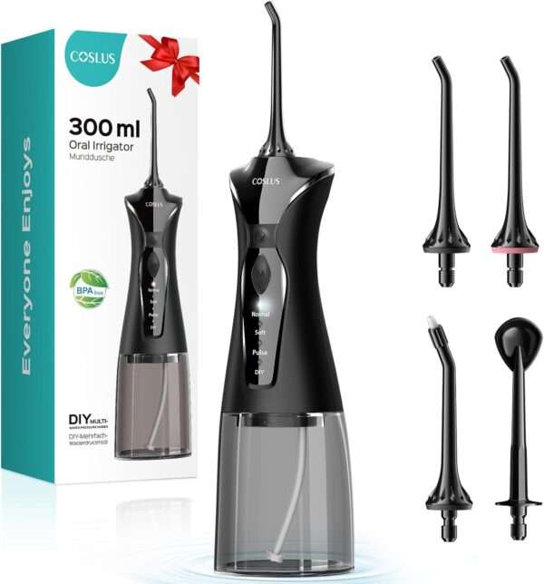 COSLUS Water Dental Flosser Pick for Teeth , Water Teeth Cleaner